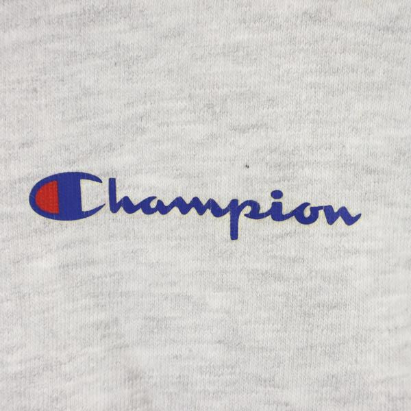 Champion チャンピオン ロゴプリント 半袖 Tシャツ L グレー クルーネック メンズ