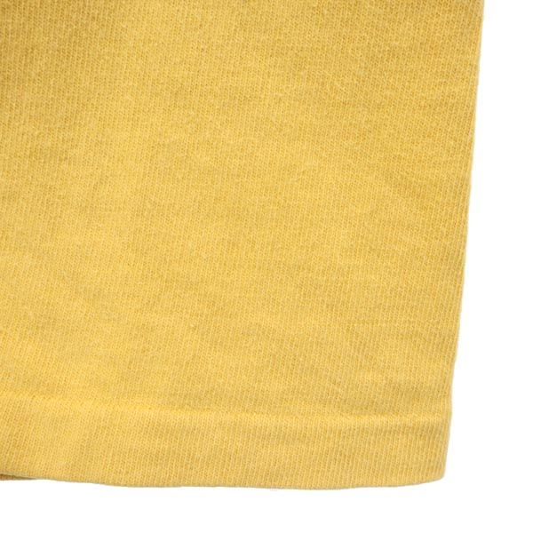 DUBBLEWORKS ダブルワークス 日本製 USAプリント 半袖 Tシャツ M 黄 メンズ