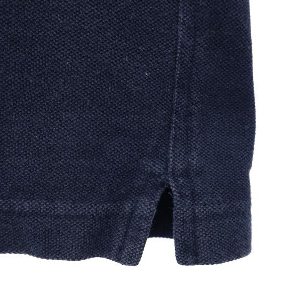 FRED PERRY フレッドペリー 日本製 半袖 ポロシャツ S ネイビー系 鹿の子 レディース