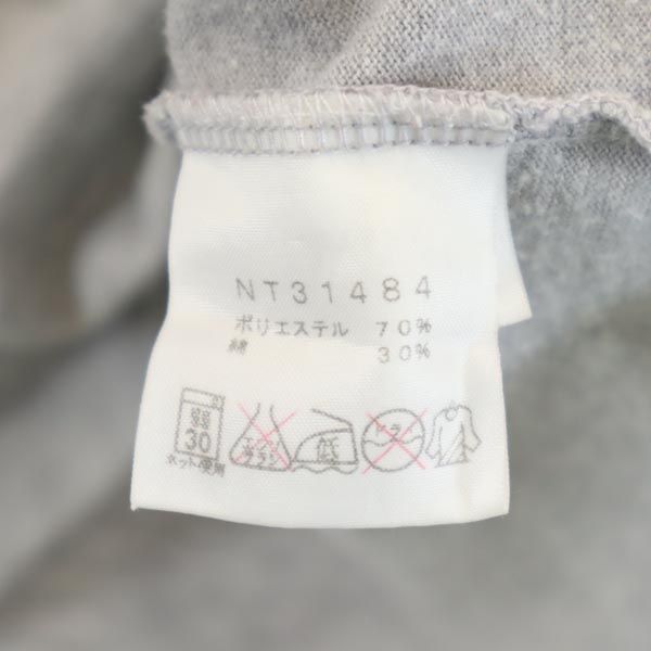 THE NORTH FACE ノースフェイス NT31484 プリント 半袖 Tシャツ L グレー アウトドア メンズ