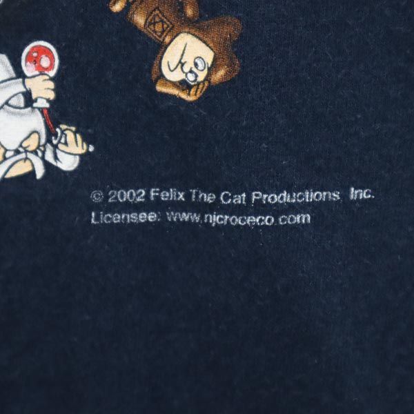 ALSTYLE APPAREL&ACTIVEWEAR アルスタイルアパレルアンドアクティブウェアー Felix プリント 半袖 Tシャツ M 紺系 メンズ