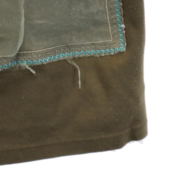 LANVIN ランバン 日本製 半袖 デザイン Tシャツ 38 ブラウン系 レディース