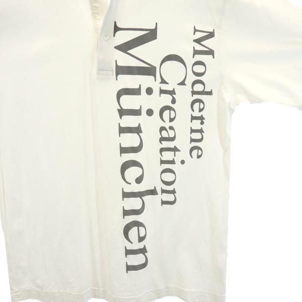 エムシーエム 半袖 ヘンリーネック Tシャツ M ホワイト系 MCM メンズ