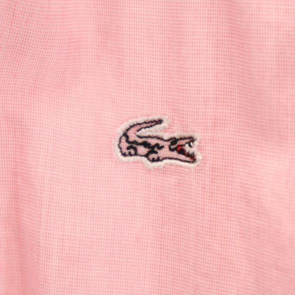 LACOSTE ラコステ 半袖 ハーフボタン カットソー 40 ピンク 半袖シャツ レディース