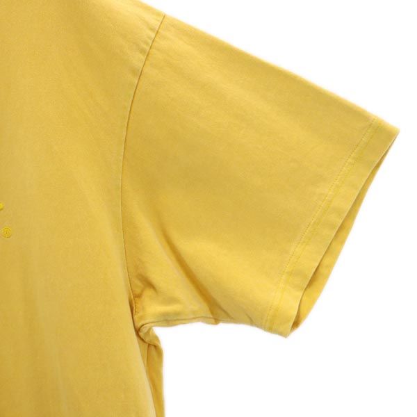 Carhartt カーハート 半袖 Tシャツ M 黄 ロゴ刺_ メンズ
