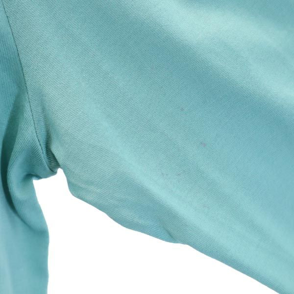 ダックス 日本製 7分袖 カットソー 38 青系 DAKS Tシャツ レディース