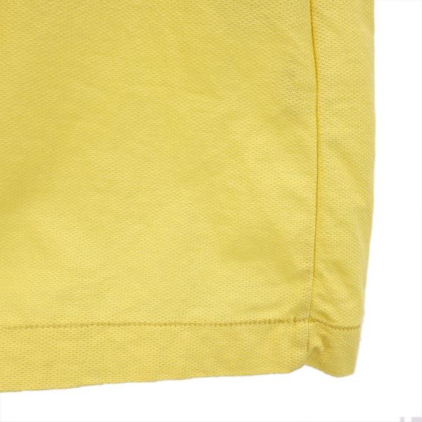 ダックス 半袖 ポロシャツ L イエロー DAKS 鹿の子 メンズ