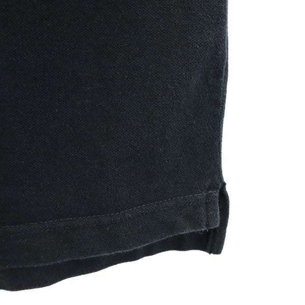 BOSS ボス 半袖 ポロシャツ 黒×白 鹿の子 メンズ