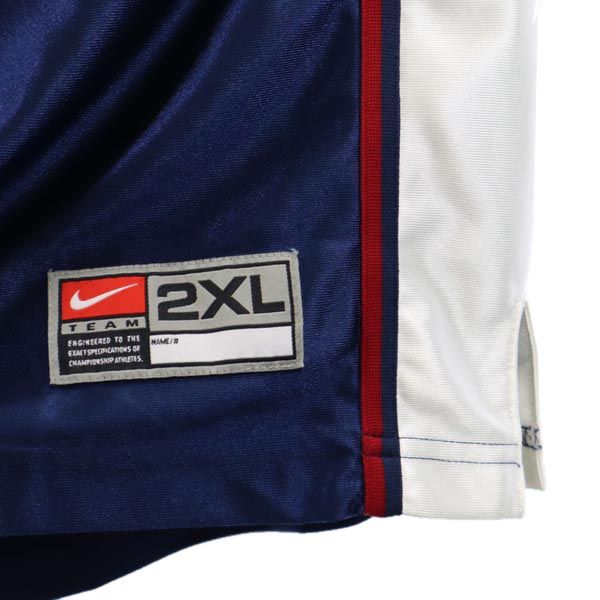 NIKE ナイキ ROOT'S  背番号10 バスケ ウェア XXL 紺 ビッグサイズ タンクトップ メンズ