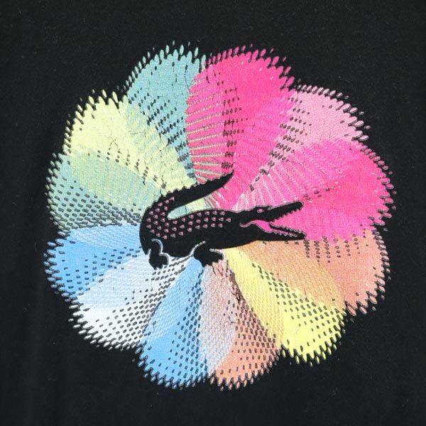 LACOSTE ラコステ 半袖 Tシャツ 44 ブラック レディース