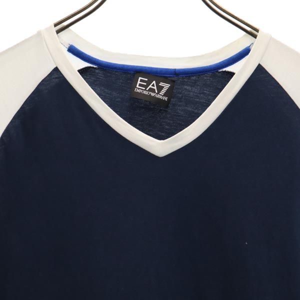 Emporio Armani エンポリオアルマーニ 半袖 Tシャツ M ネイビー系 メンズ