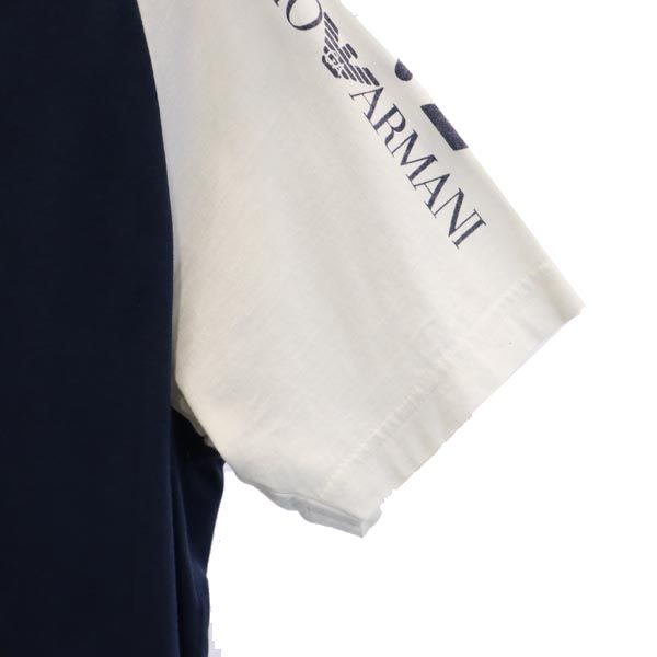 Emporio Armani エンポリオアルマーニ 半袖 Tシャツ M ネイビー系 メンズ