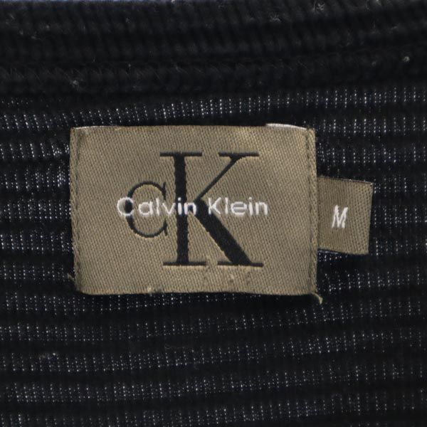Calvin klein カルバンクライン 日本製 半袖 Vネック Tシャツ M ブラック系 メンズ