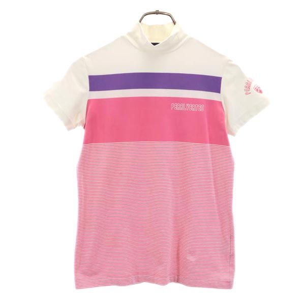 PEARLY GATES パーリーゲイツ ゴルフ 半袖 Tシャツ 1 ピンク系 レディース