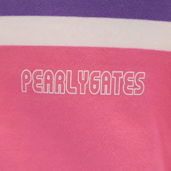 PEARLY GATES パーリーゲイツ ゴルフ 半袖 Tシャツ 1 ピンク系 レディース