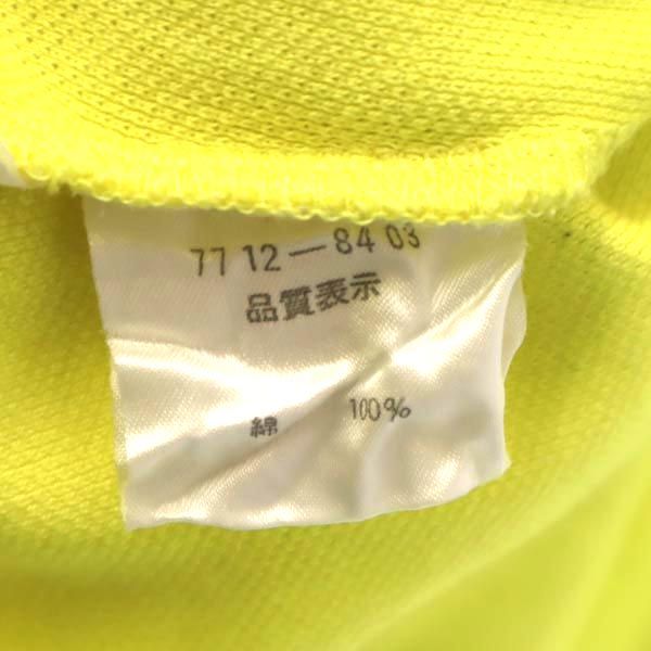 JC de CASTELBAJAC カステルバジャック 日本製 半袖 ポロシャツ 1 イエロー 鹿の子 レディース