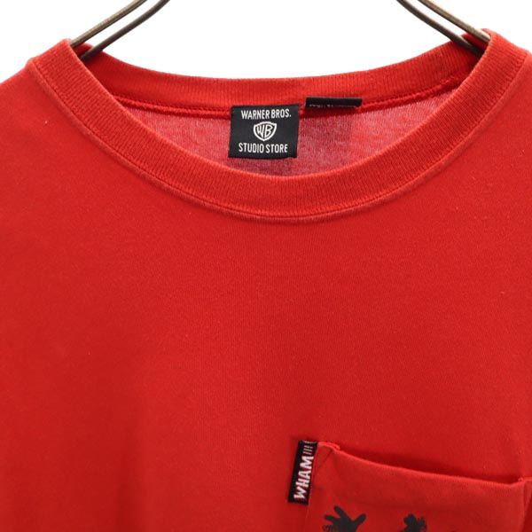 ワーナーブラザーズ フォグホーン レグホーン 半袖 Tシャツ XS 赤 Warner Bros warner bros メンズ