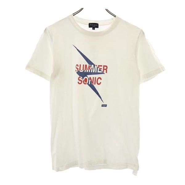 Paul Smith JEANS ポールスミスジーンズ 半袖 クルーネック Tシャツ S ホワイト メンズ