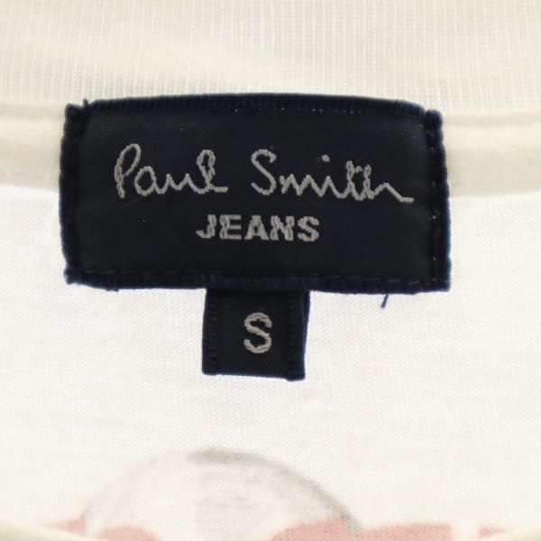 Paul Smith JEANS ポールスミスジーンズ 半袖 クルーネック Tシャツ S ホワイト メンズ