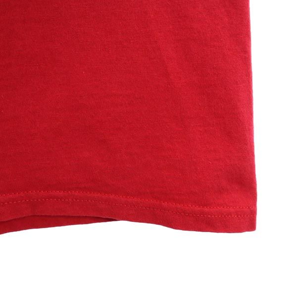 NIKE ナイキ 90s 00s 白タグ オールド 半袖 クルーネック Tシャツ L レッド メンズ