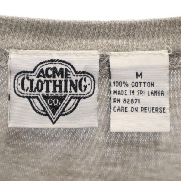 ACME CLOTHING アクメクロージング ルーニーテューンズ 半袖 Tシャツ M グレー系 タスマニアンデビル バッグスバニー キャラクター メンズ