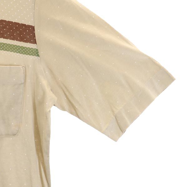 Pierre Cardin ピエールカルダン 半袖 ポロシャツ M ベージュ系 メンズ