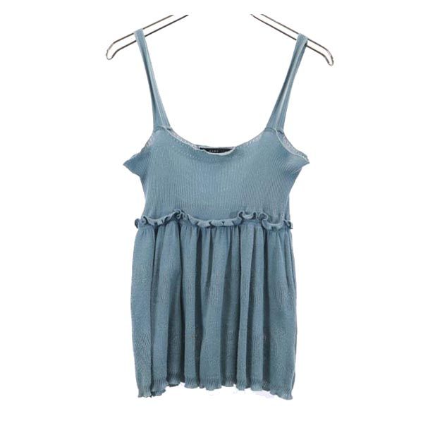 MARC JACOBS マークジェイコブス キャミソール S 青系 ニット レディース