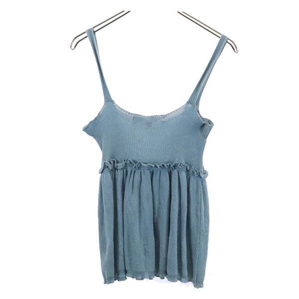 MARC JACOBS マークジェイコブス キャミソール S 青系 ニット レディース