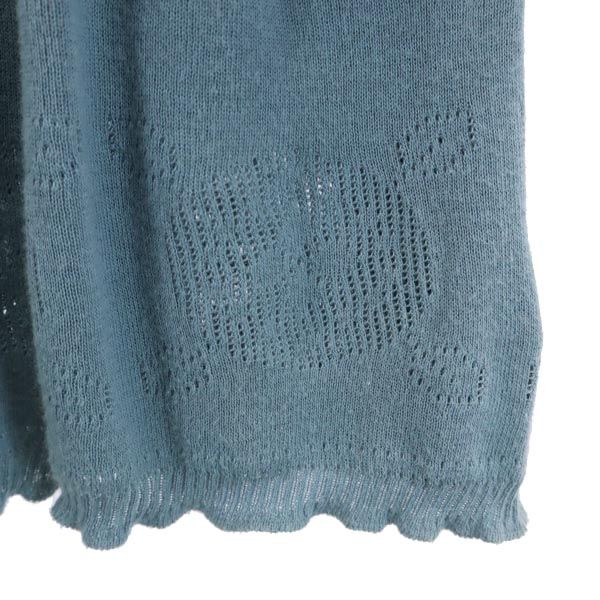 MARC JACOBS マークジェイコブス キャミソール S 青系 ニット レディース