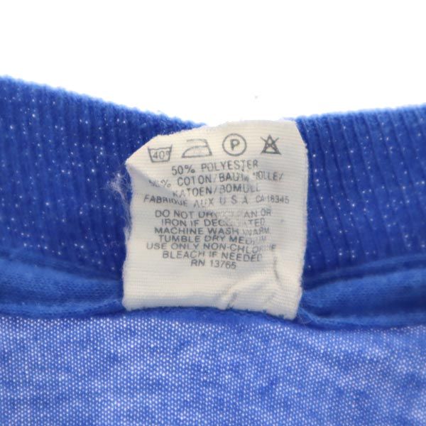 スクリーンスターズ 80s 90s ヴィンテージ USA製 半袖 Tシャツ XXL ブルー系 SCREEN STARS メンズ