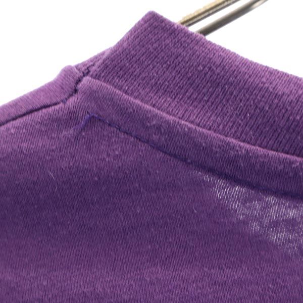 Hanes ヘインズ 90s オールド USA製 半袖 Tシャツ XXL パープル系 ビッグサイズ メンズ