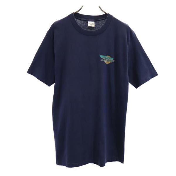 BILLABONG ビラボン 90s バックプリント 半袖 Tシャツ S ネイビー系 メンズ