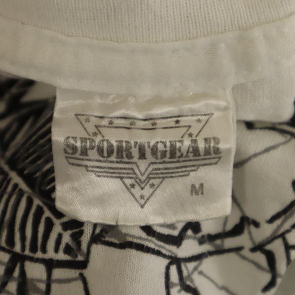 SPORTGEAR スポーツギア 90s オールド USA製 半袖 Tシャツ M 白系 メンズ
