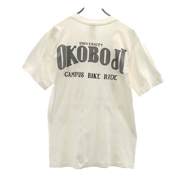 GALT SAND 90s オールド USA製 UNIVERSITY OF OKOBOJI 半袖 Tシャツ L 白系 メンズ