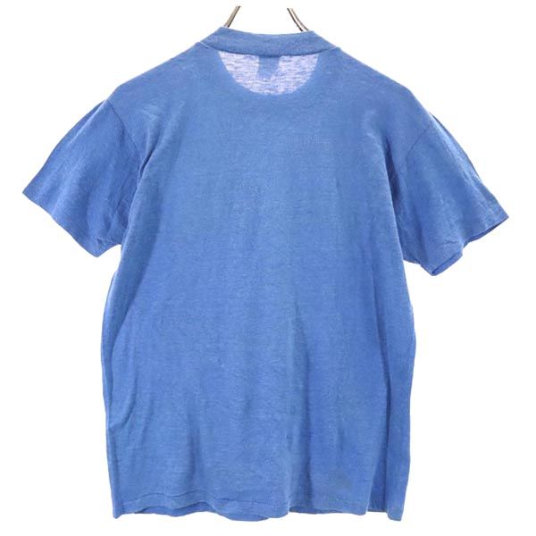 VINTAGE ヴィンテージ 70s 半袖 Tシャツ L ブルー系 メンズ