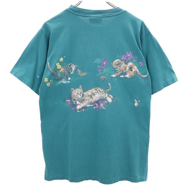 NORTHERN 90s オールド 半袖 Tシャツ グリーン系 メンズ