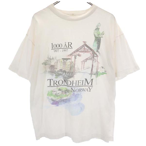 AKTIV 半袖 Tシャツ XL ホワイト系 メンズ