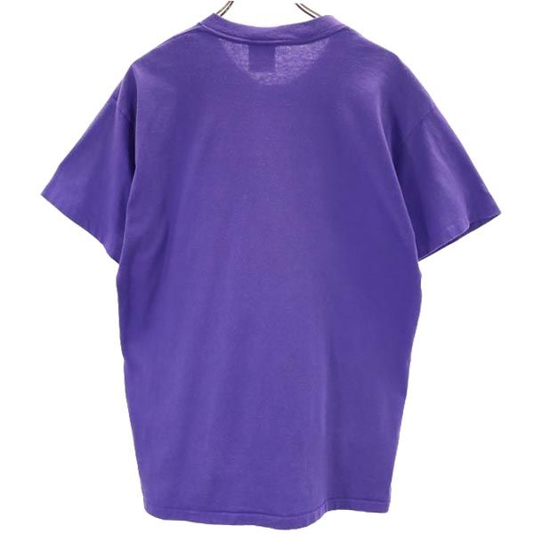 ONEITA オニータ 90s オールド USA製 半袖 Tシャツ L42-44 パープル系 メンズ