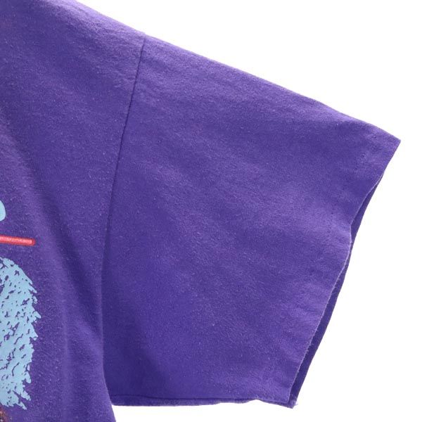 ONEITA オニータ 90s オールド USA製 半袖 Tシャツ L42-44 パープル系 メンズ
