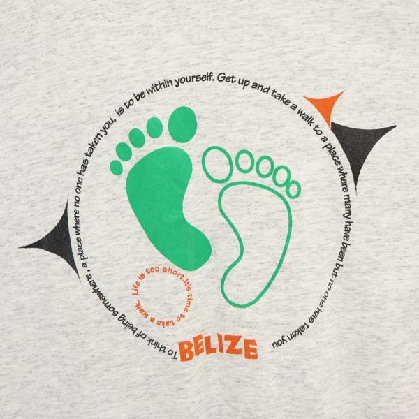 トゥーカン バックプリント 半袖 Tシャツ XXL 杢グレー Toucan ビッグサイズ BELIZE メンズ