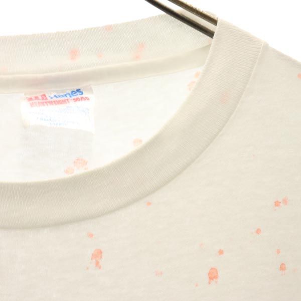 ヘインズ 90s オールド USA製 半袖 Tシャツ XL ホワイト系 Hanes メンズ