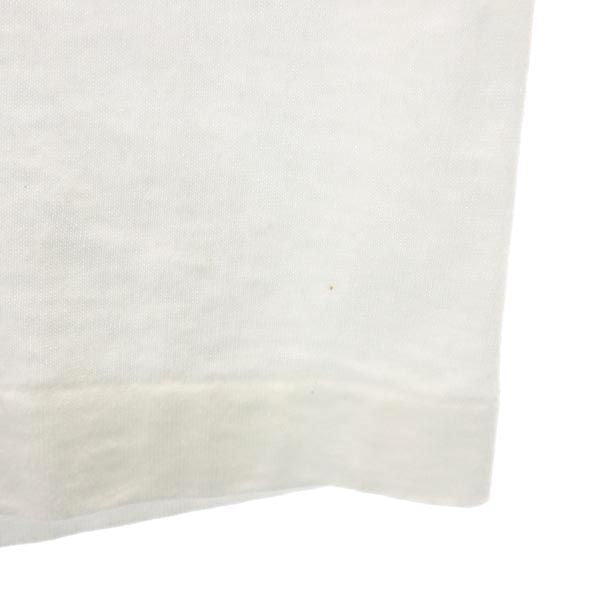 フルーツオブザルーム 90s オールド USA製 3Dプリント 半袖 Tシャツ M ホワイト系 FRUIT OF THE LOOM メンズ