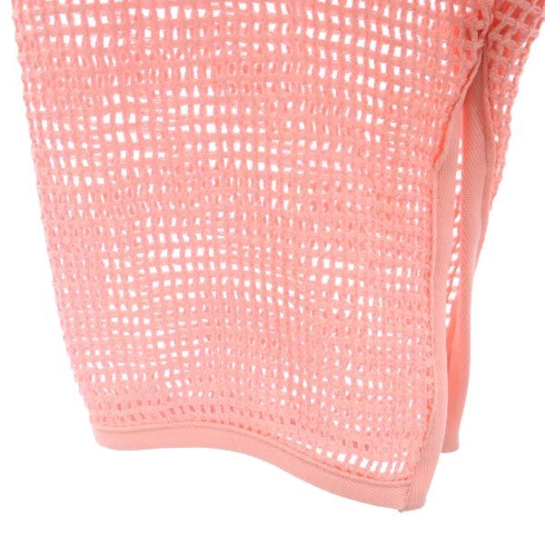 未使用 CLANE クラネ 長袖 カットソー 1 ピンク ルーズ メッシュ ロンT レディース