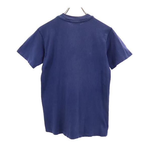 Hanes ヘインズ 80s ヴィンテージ USA製 半袖 Tシャツ S ネイビー系 メンズ