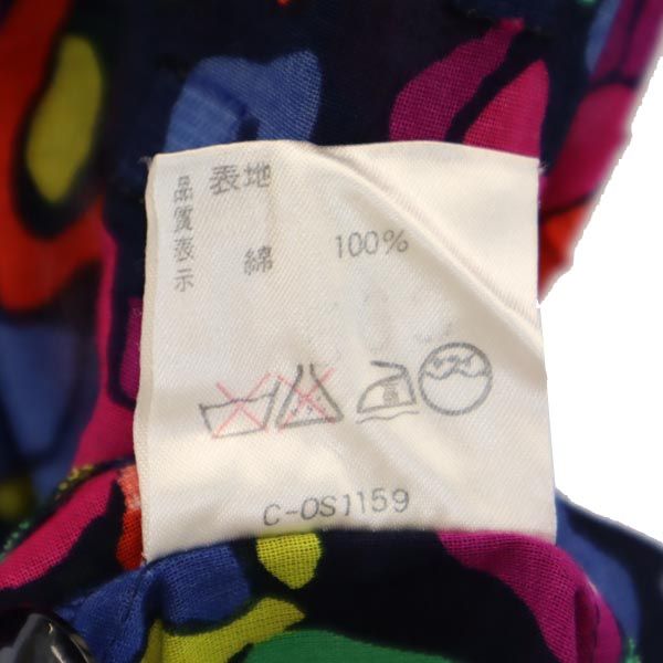 GIVENCHY ジバンシィ 総柄 半袖 ノーカラーシャツ 15 レディース