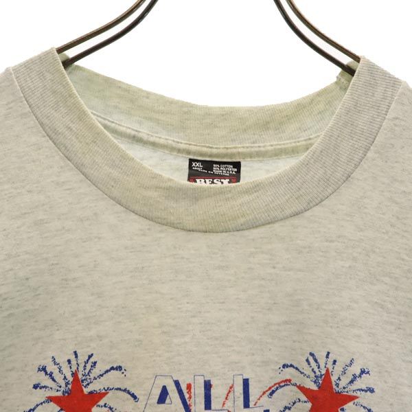 FRUIT OF THE LOOM フルーツオブザルーム 90s オールド USA製 半袖 Tシャツ XXL グレー系 メンズ
