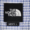 ザノースフェイス アウトドア NT-4035X チェック柄 半袖 ボタンダウンシャツ L ブルー系 THE NORTH FACE メンズ