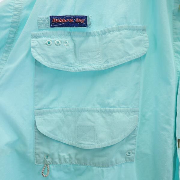 BAHANA BAY 半袖 フィッシング シャツ XXL ブルー系 メンズ