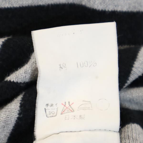 アベイシングエイプ 日本製 ボーダー 半袖 Tシャツ XS グレー系 A BATHING APE BABY MILO ベイビーマイロ レディース