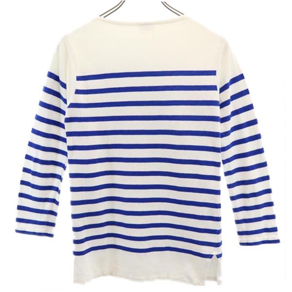 ORCIVAL オーシバル フランス製 ボーダー 長袖 Tシャツ ホワイト系 バスクシャツ ロンT レディース